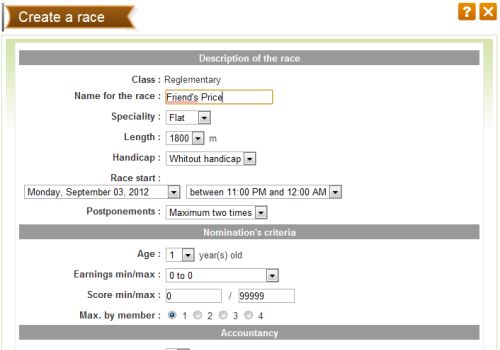 Racecourse manager